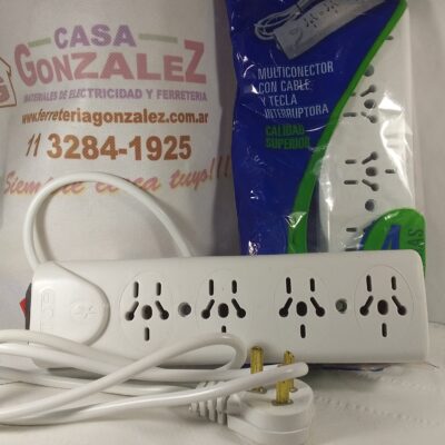 Zapatilla Múltiple 4 Tomas